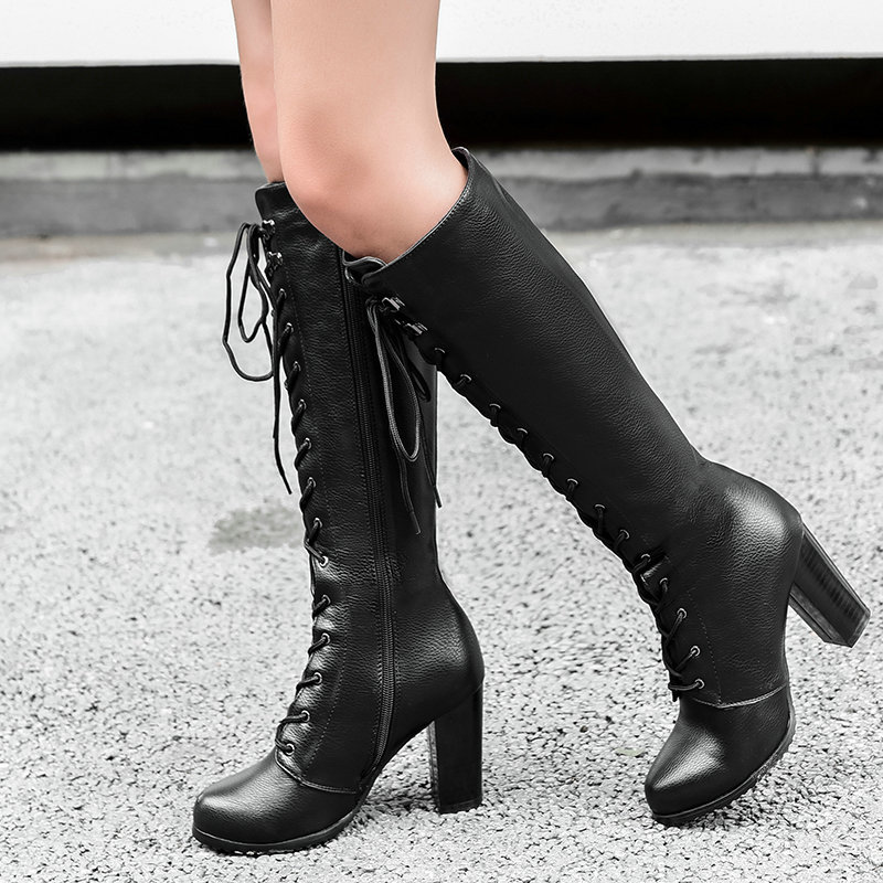 Women's Boots Thick High Heels - مراجعة Sock Boot Women وسعره