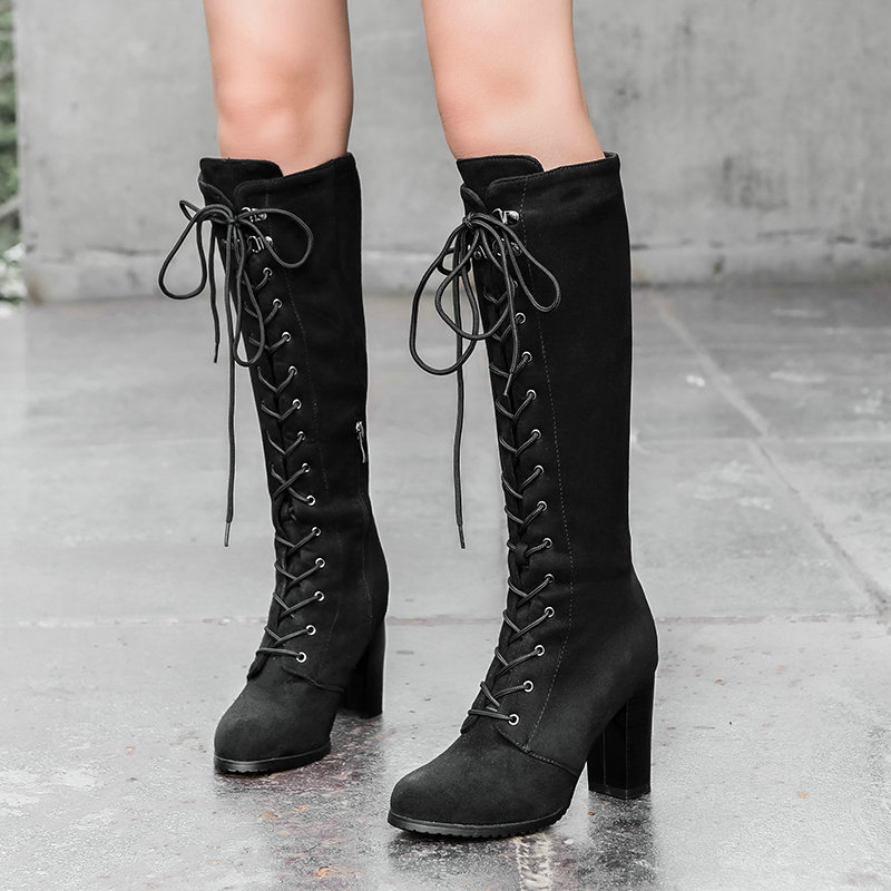 Women's Boots Thick High Heels - مراجعة Sock Boot Women وسعره