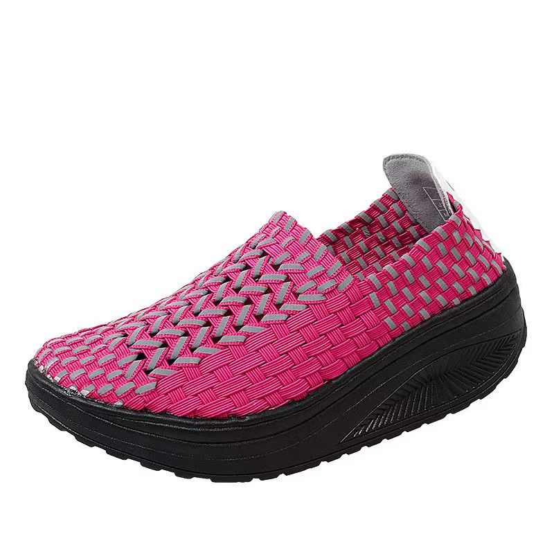Woman Hand Woven Wedges Casual - مراجعة Women'S Shoes Hands Free وسعره