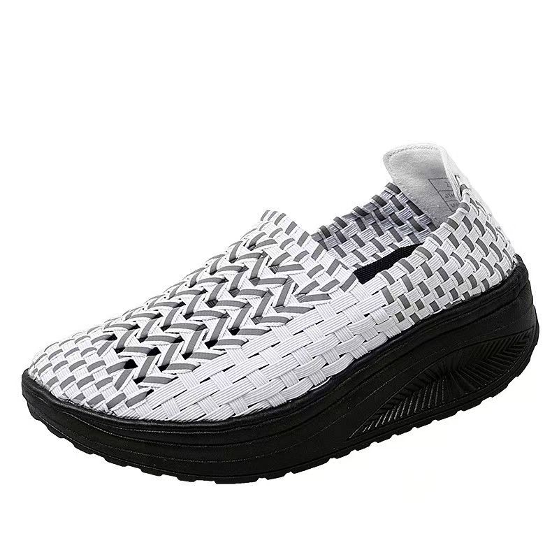 Woman Hand Woven Wedges Casual - مراجعة Women'S Shoes Hands Free وسعره