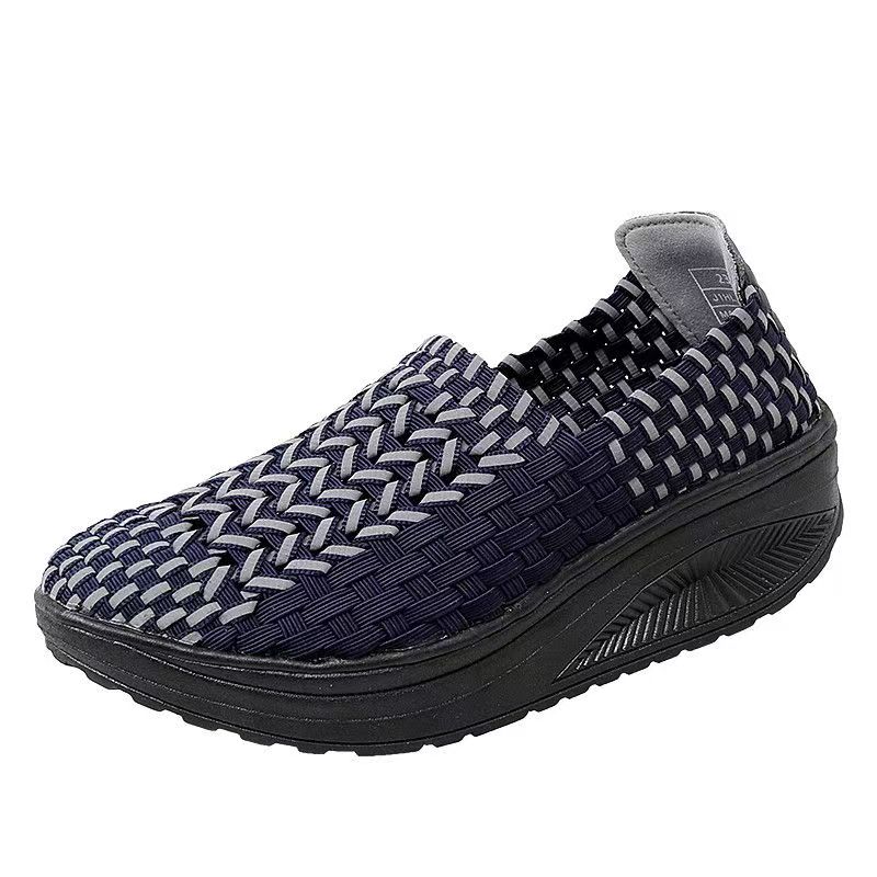 Woman Hand Woven Wedges Casual - مراجعة Women'S Shoes Hands Free وسعره