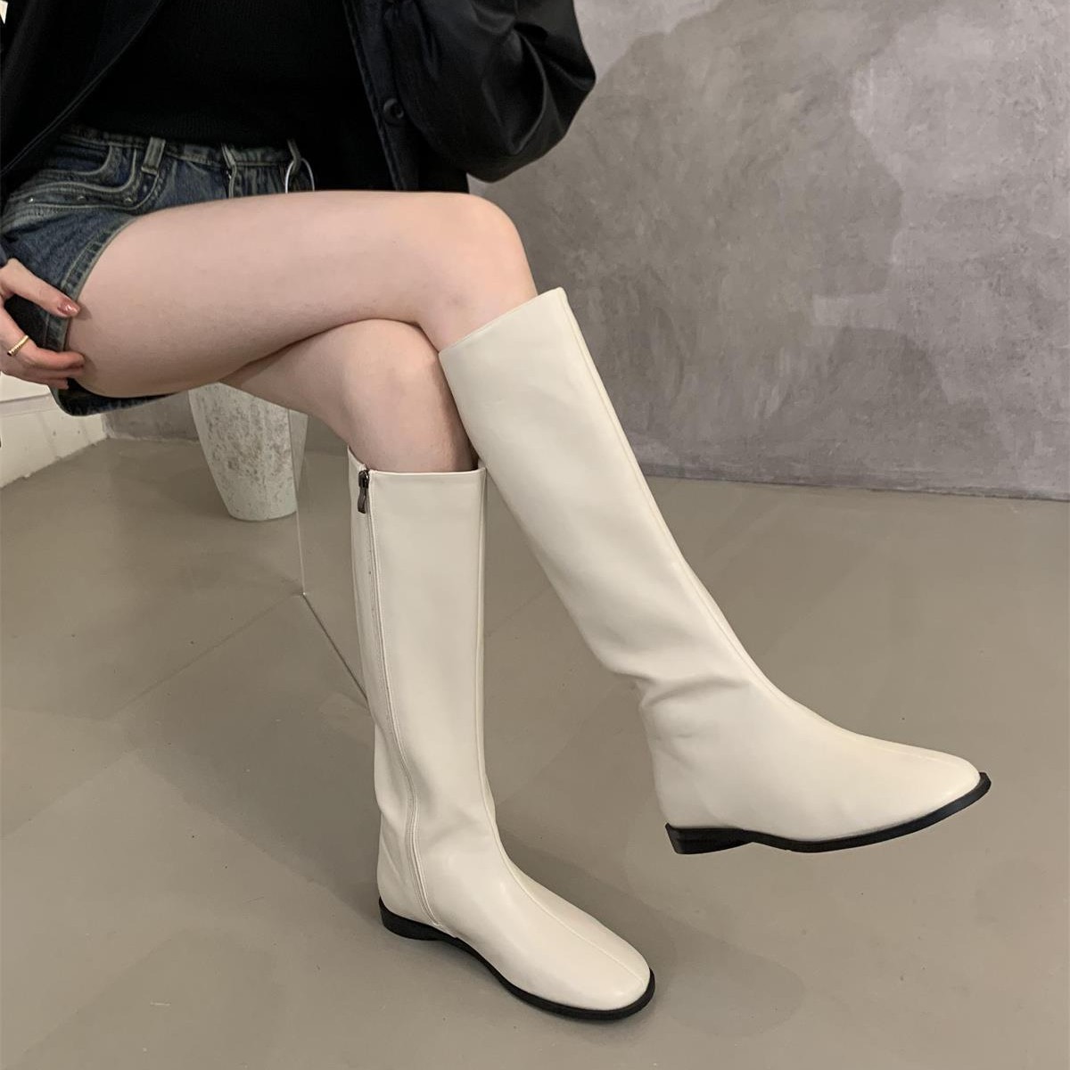 Long boots women's shoes 2026  - مراجعة Sock Boot Women وسعره